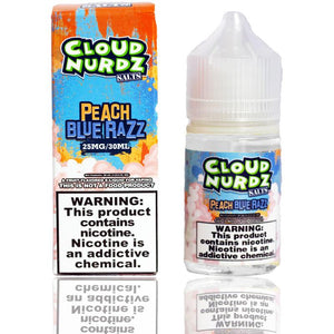Cloud Nurdz Peach Blue Razz Salt Nic